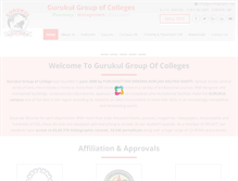 Tablet Screenshot of gurukulgwalior.org